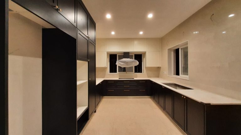 U shaped modular kitchen design in Coimbatore 768x432