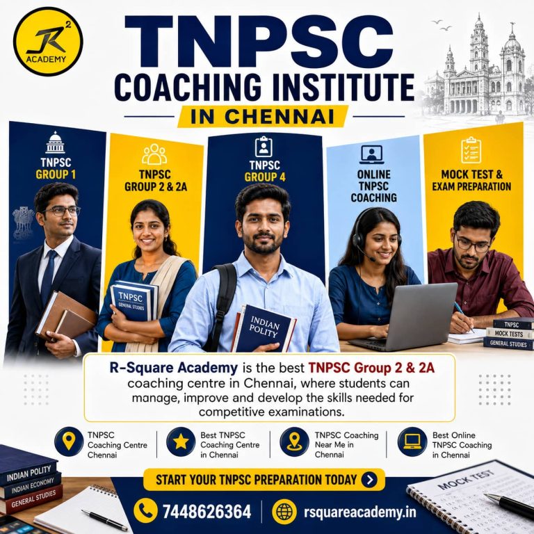 R Square Academy for Tnpsc Tnusrb SI Tet Police Ssc Rrb Bank Exam Coaching Centre in Avadi 1 768x768