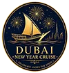 dubai new year cruise logo white background