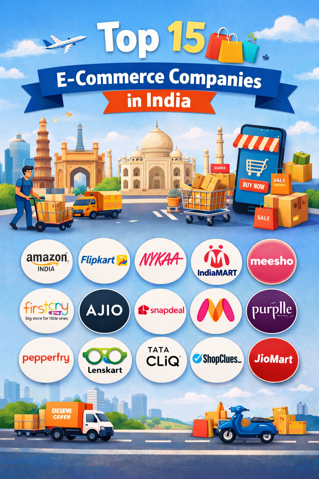 Top 15 Best E-Commerce Companies in India 2026 Updated List